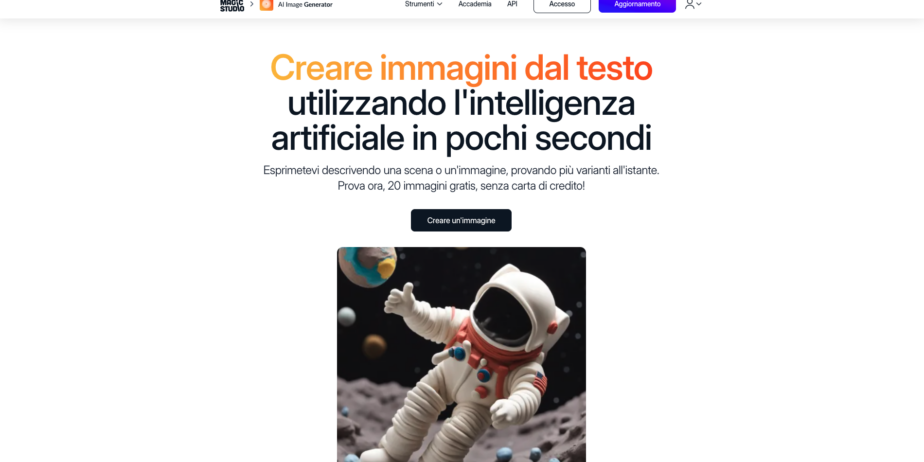 Magic Studio: Modifica e Crea Immagini